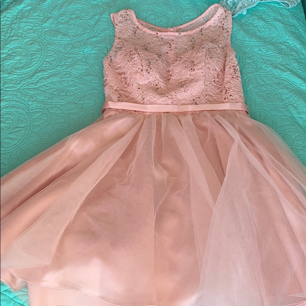 Pink Dress with beautiful pattern